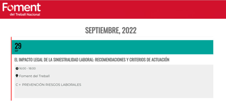 El impacto legal de la siniestralidad laboral: recomendaciones y criterios de actuación