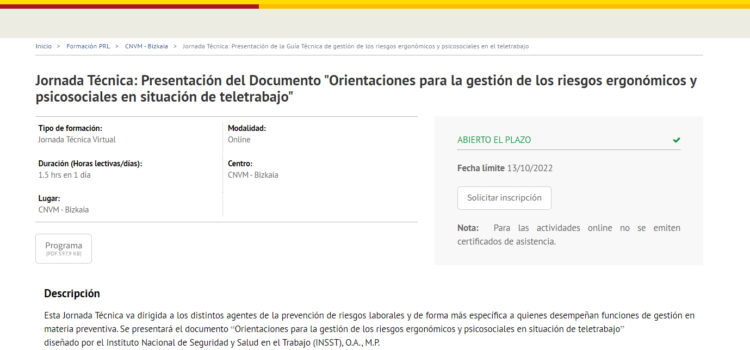 Orientaciones para la gestión de los riesgos ergonómicos y psicosociales en situación de teletrabajo