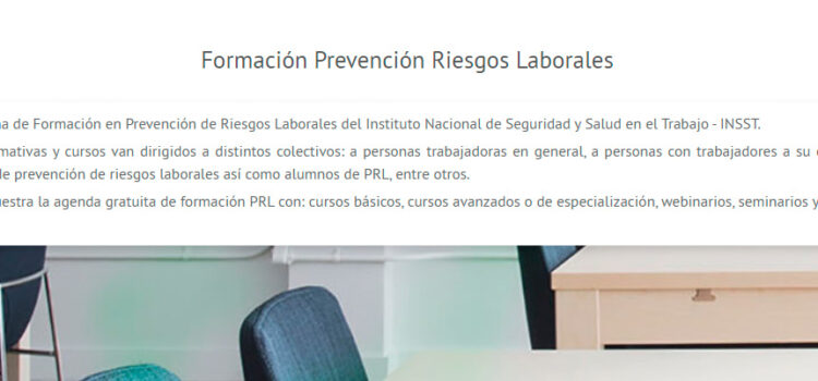 Formación en prevención de riesgos laborales