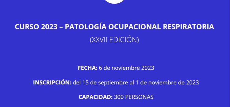 Curso de patología ocupacional respiratoria